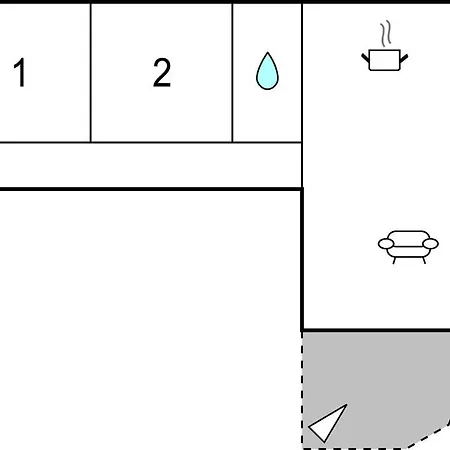 公寓 Beautiful In Krk With Kitchen *